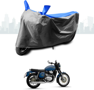 ANTHUB Two Wheeler Cover for JAWA(Forty Two, Blue, Grey)