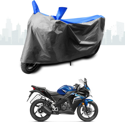 ANTHUB Two Wheeler Cover for Honda(CBR 150R, Blue)