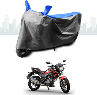 SEBONGO Two Wheeler Cover for Hero(CBZ TYPE 1, Blue)