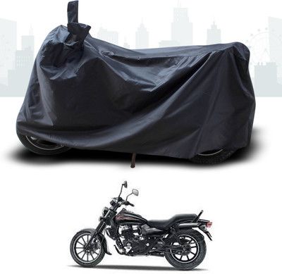SEBONGO Two Wheeler Cover for Bajaj(Avenger 150 Street, Black)