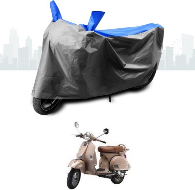 GOSHIV-car and bike accessories Two Wheeler Cover for LML(Star Euro, Blue)