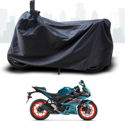 ANTHUB Two Wheeler Cover for Yamaha(YZF-R1, Black)
