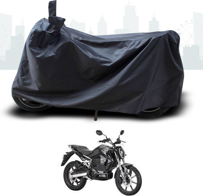 ANTHUB Two Wheeler Cover for Revolt(RV 400, Black)