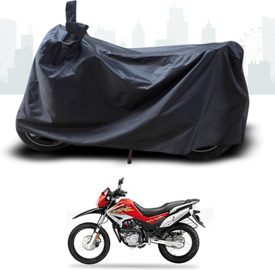 ANTHUB Two Wheeler Cover for Hero(Impulse, Black)