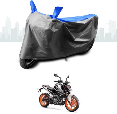 SEBONGO Two Wheeler Cover for KTM(200 Duke, Blue, Grey)