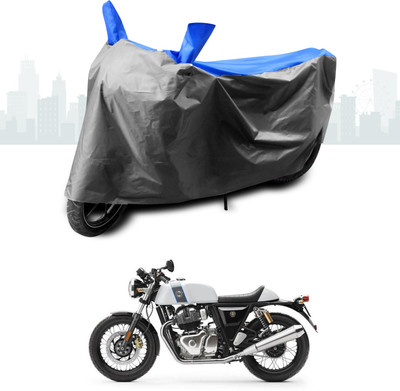SEBONGO Two Wheeler Cover for Royal Enfield(Continental GT, Blue)