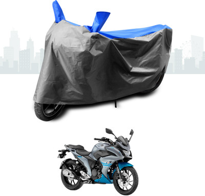 SEBONGO Two Wheeler Cover for Yamaha(Fazer 25, Blue)