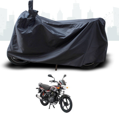 ANTHUB Two Wheeler Cover for Bajaj(Platina 125, Black)