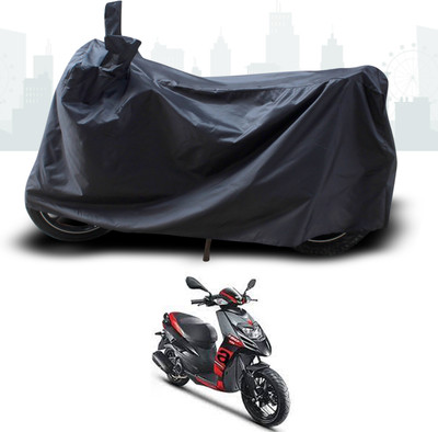 ANTHUB Two Wheeler Cover for Aprilia(SR 150, Black)