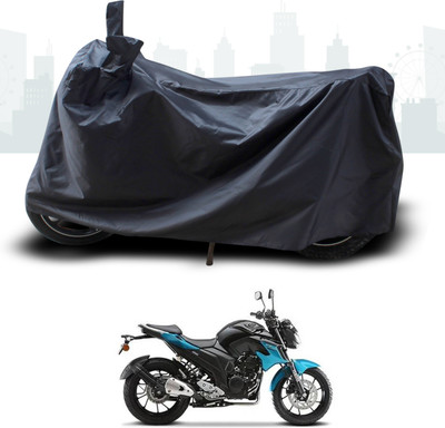 ANTHUB Two Wheeler Cover for Yamaha(FZ-S, Black)