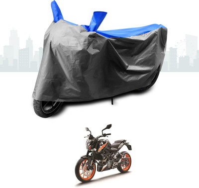 ANTHUB Two Wheeler Cover for KTM(Duke 200, Blue)