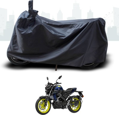 GOSHIV-car and bike accessories Two Wheeler Cover for Yamaha(MT-15, Black)