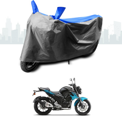 SEBONGO Two Wheeler Cover for Yamaha(FZ-S, Blue)