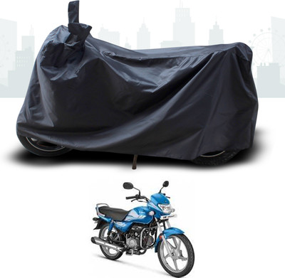 SEBONGO Two Wheeler Cover for Hero(HF Deluxe, Black)