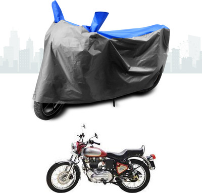 ANTHUB Two Wheeler Cover for Royal Enfield(Electra 5S, Blue)