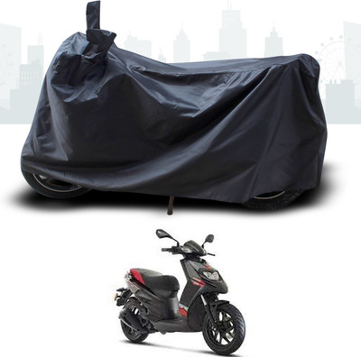 ANTHUB Two Wheeler Cover for Aprilia(SR 125, Black)