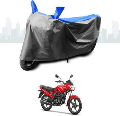 ANTHUB Two Wheeler Cover for Suzuki(Hayate, Blue)