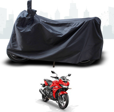 SEBONGO Two Wheeler Cover for Hero(Xtreme 200S, Black)