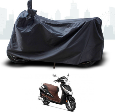 ANTHUB Two Wheeler Cover for Hero(Destini 125, Black)
