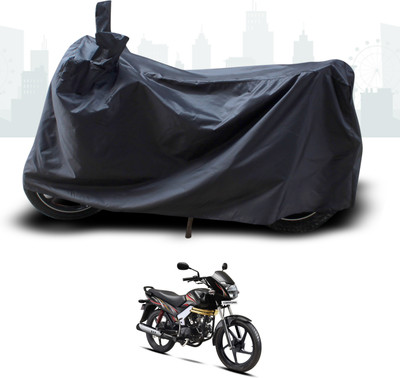 SEBONGO Two Wheeler Cover for Mahindra(Centuro XT, Black)