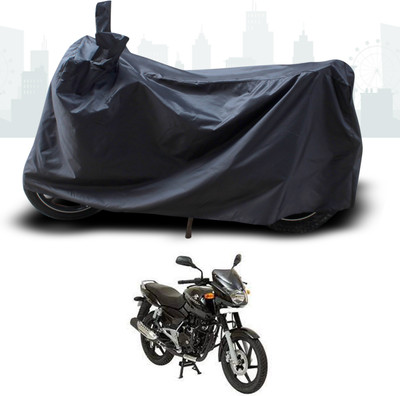 SEBONGO Two Wheeler Cover for Bajaj(Pulsar 180 DTS-i, Black)