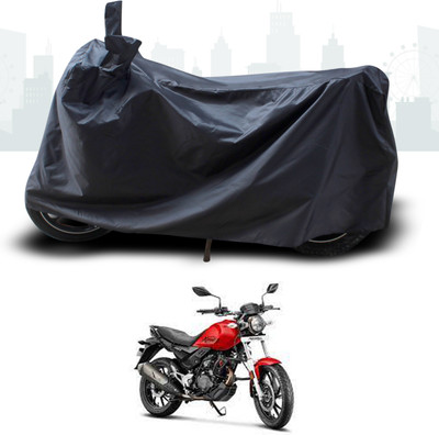 ANTHUB Two Wheeler Cover for Hero(Xpulse 200T, Black)
