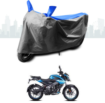 SEBONGO Two Wheeler Cover for Bajaj(Pulsar NS 200, Grey)