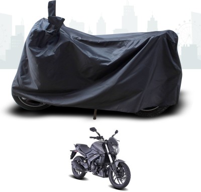 GOSHIV-car and bike accessories Two Wheeler Cover for Bajaj(Dominar 250, Black)