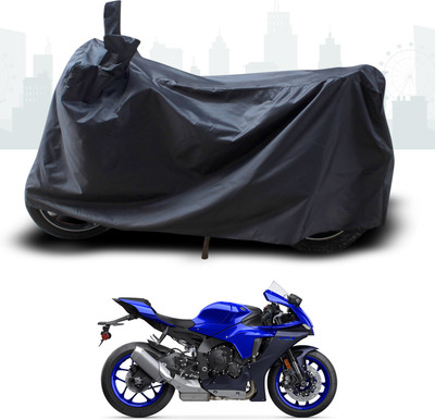 ANTHUB Two Wheeler Cover for Yamaha(YZF R1, Black)
