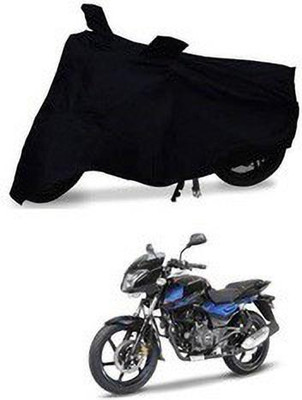 KEDIT Two Wheeler Cover for Bajaj(Pulsar 150 DTS-i, Black)
