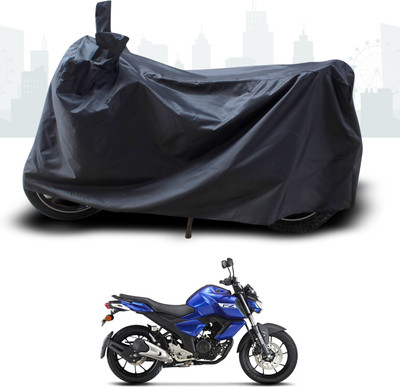 ANTHUB Two Wheeler Cover for Yamaha(FZ S V3.0 FI, Black)