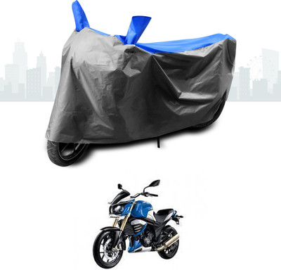 SEBONGO Two Wheeler Cover for Mahindra(MOJO XT 300, Blue)