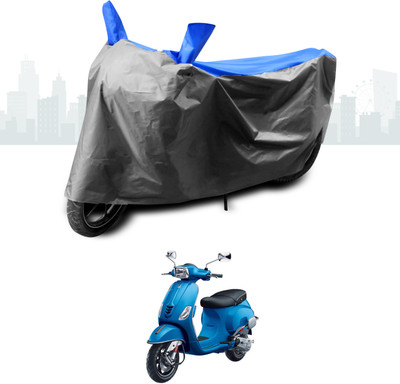 ANTHUB Two Wheeler Cover for Piaggio(Vespa VXL, Blue)