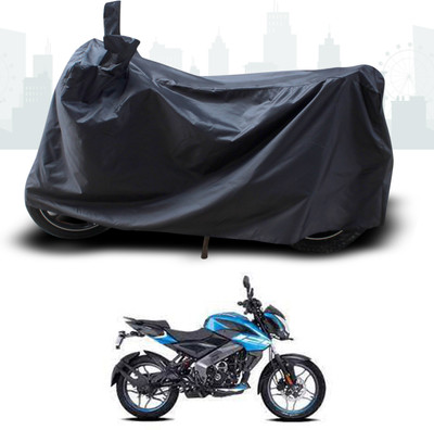 ANTHUB Two Wheeler Cover for Bajaj(Pulsar NS 200, Black)