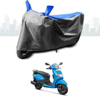 GOSHIV-car and bike accessories Two Wheeler Cover for Hero(Pleasure+ 110, Blue)