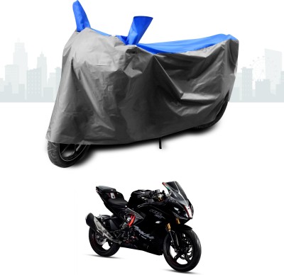 SEBONGO Two Wheeler Cover for TVS(Apache RR 310, Blue)