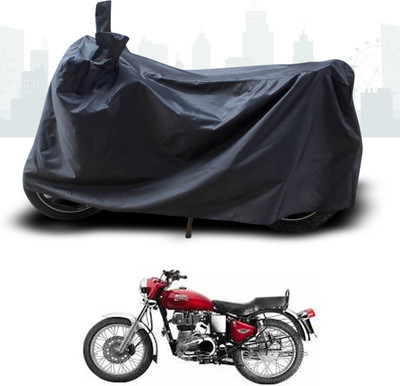 ANTHUB Two Wheeler Cover for Royal Enfield(Electra 4S, Black)