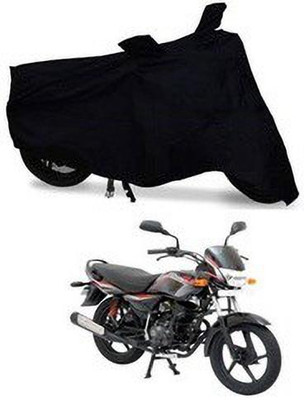 KEDIT Two Wheeler Cover for Bajaj(Platina 125, Black)