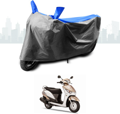 ANTHUB Two Wheeler Cover for Yamaha(Alpha, Blue)
