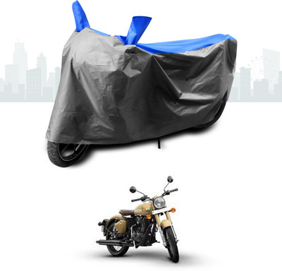 ANTHUB Two Wheeler Cover for Royal Enfield(Classic 350 Signals, Blue)