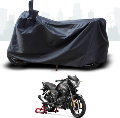 SEBONGO Two Wheeler Cover for TVS(Apache RTR 160, Black)