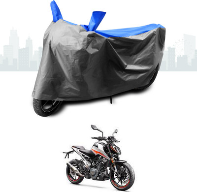 ANTHUB Two Wheeler Cover for KTM(Duke 390 ABS, Blue)