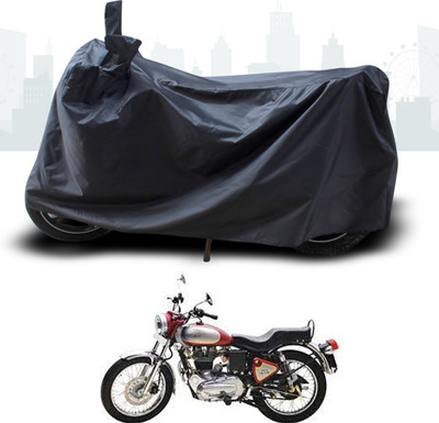 ANTHUB Two Wheeler Cover for Royal Enfield(Electra 5S, Black)