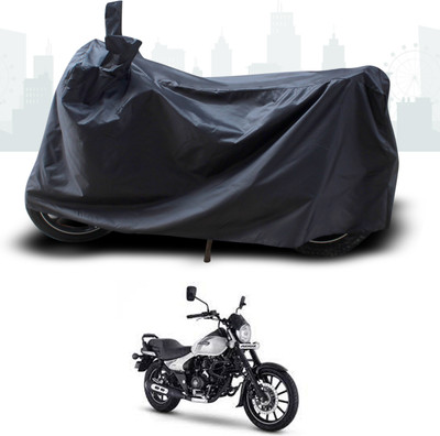 SEBONGO Two Wheeler Cover for Bajaj(Avenger Street 220, Black)