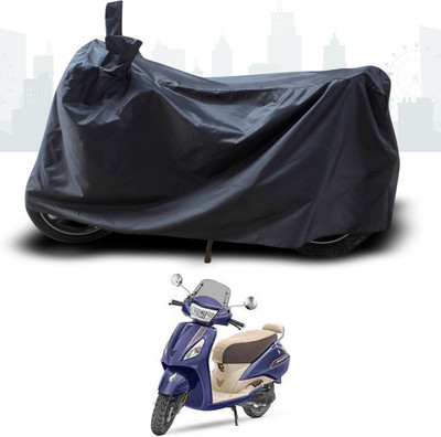 ANTHUB Two Wheeler Cover for TVS(Jupiter, Black)