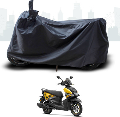 ANTHUB Two Wheeler Cover for Yamaha(RayZR 125 Fi, Black)