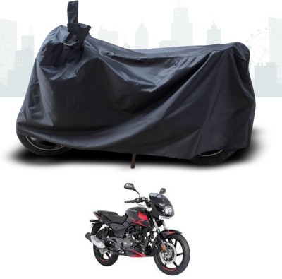 ANTHUB Two Wheeler Cover for Bajaj(Pulsar 150, Black)