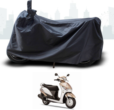ANTHUB Two Wheeler Cover for Yamaha(Alpha, Black)