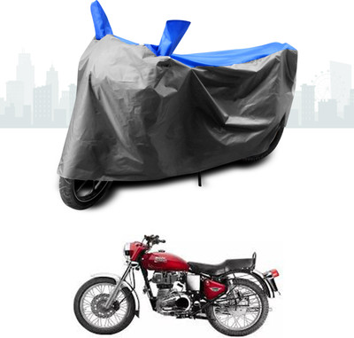 ANTHUB Two Wheeler Cover for Royal Enfield(Electra 4S, Blue)