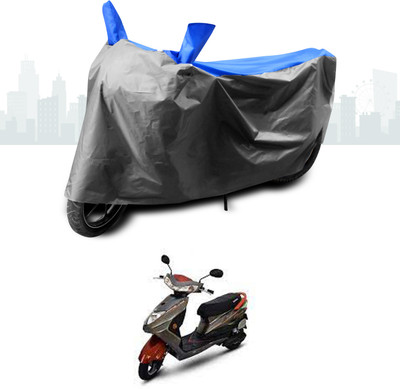 ANTHUB Two Wheeler Cover for Okinawa(Ridge Plus, Blue)
